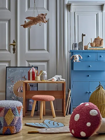 Aksel tabouret rond - Marron - Bloomingville