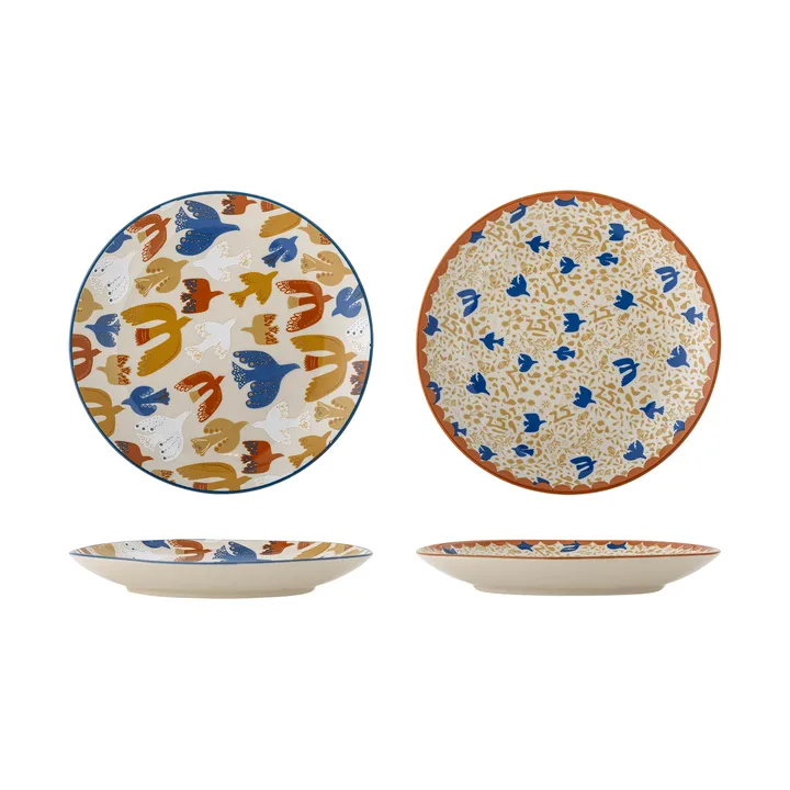 Anniversary assiette - Multicolore, Ø20 cm, 2 pièces - Bloomingville