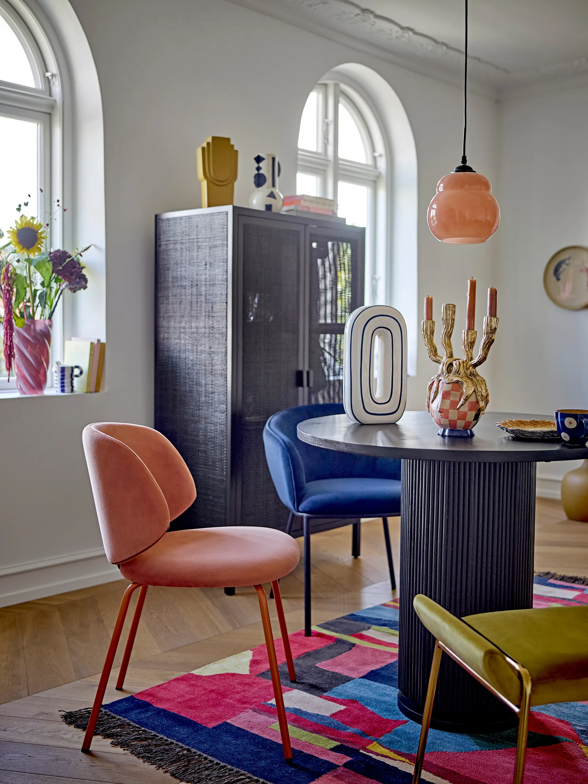 Armoire Marikka 85x40x150 cm, Black Bloomingville