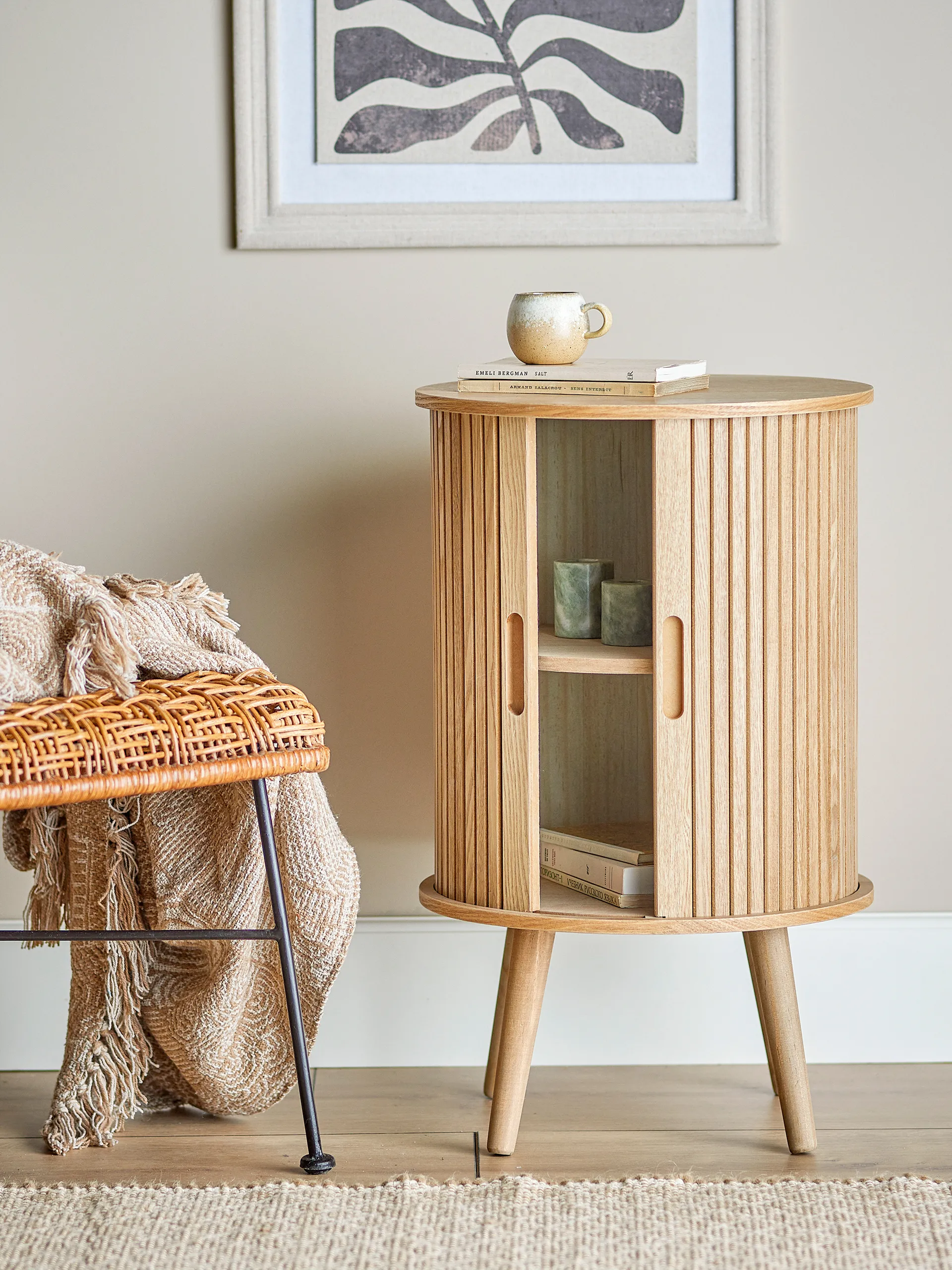 Armoire Salento Ø40x65 cm, Naturel Bloomingville