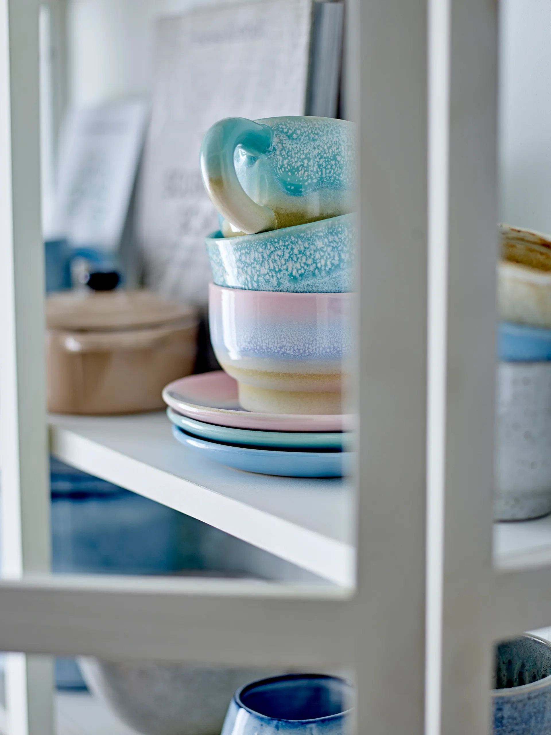 Assiette à dessert Safie Ø15 cm, Bleu Bloomingville