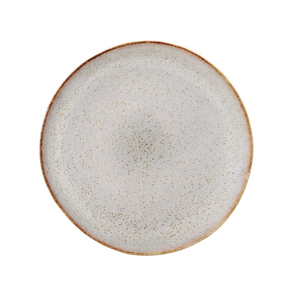 Bloomingville Assiette à dessert Sandrine o22 cm gris clair