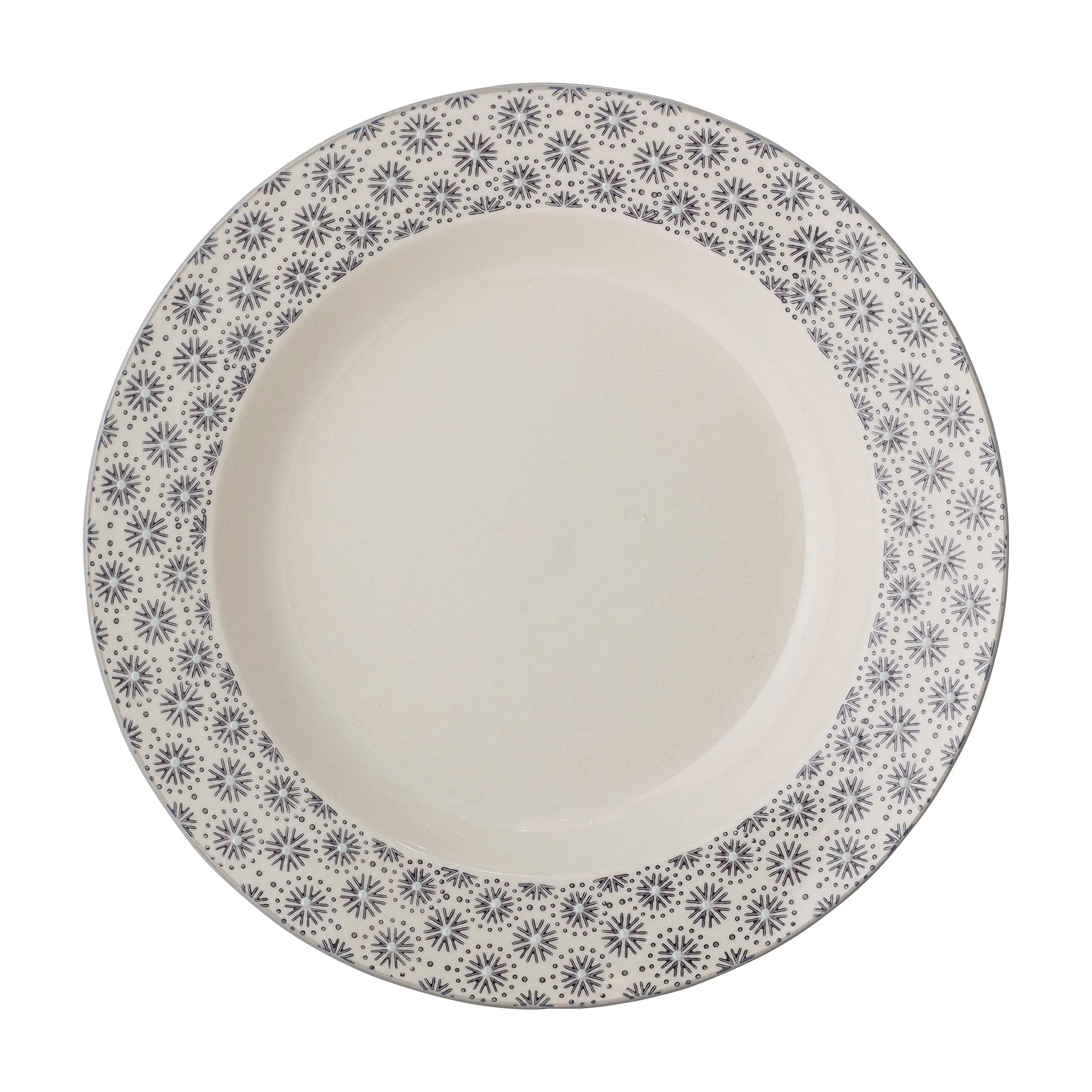 Assiette à pâtes Elsa Ø28 cm, Gris Bloomingville