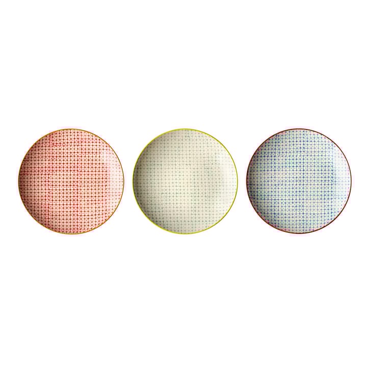 Assiette Carla lot de 3 - 20 cm - Bloomingville