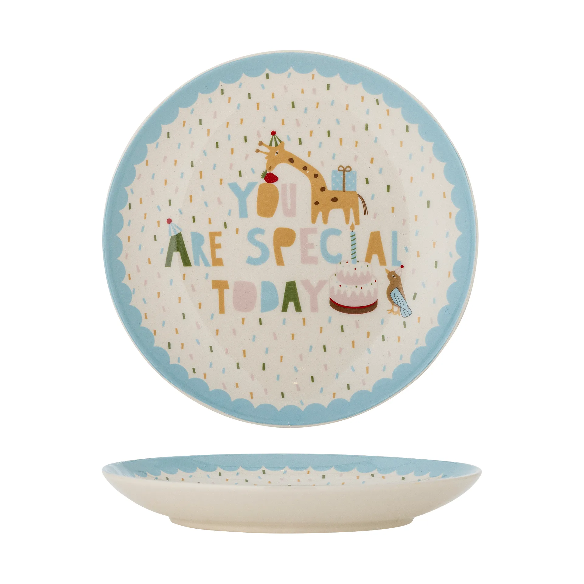 Assiette Celebrate Ø16 cm, Bleu Bloomingville