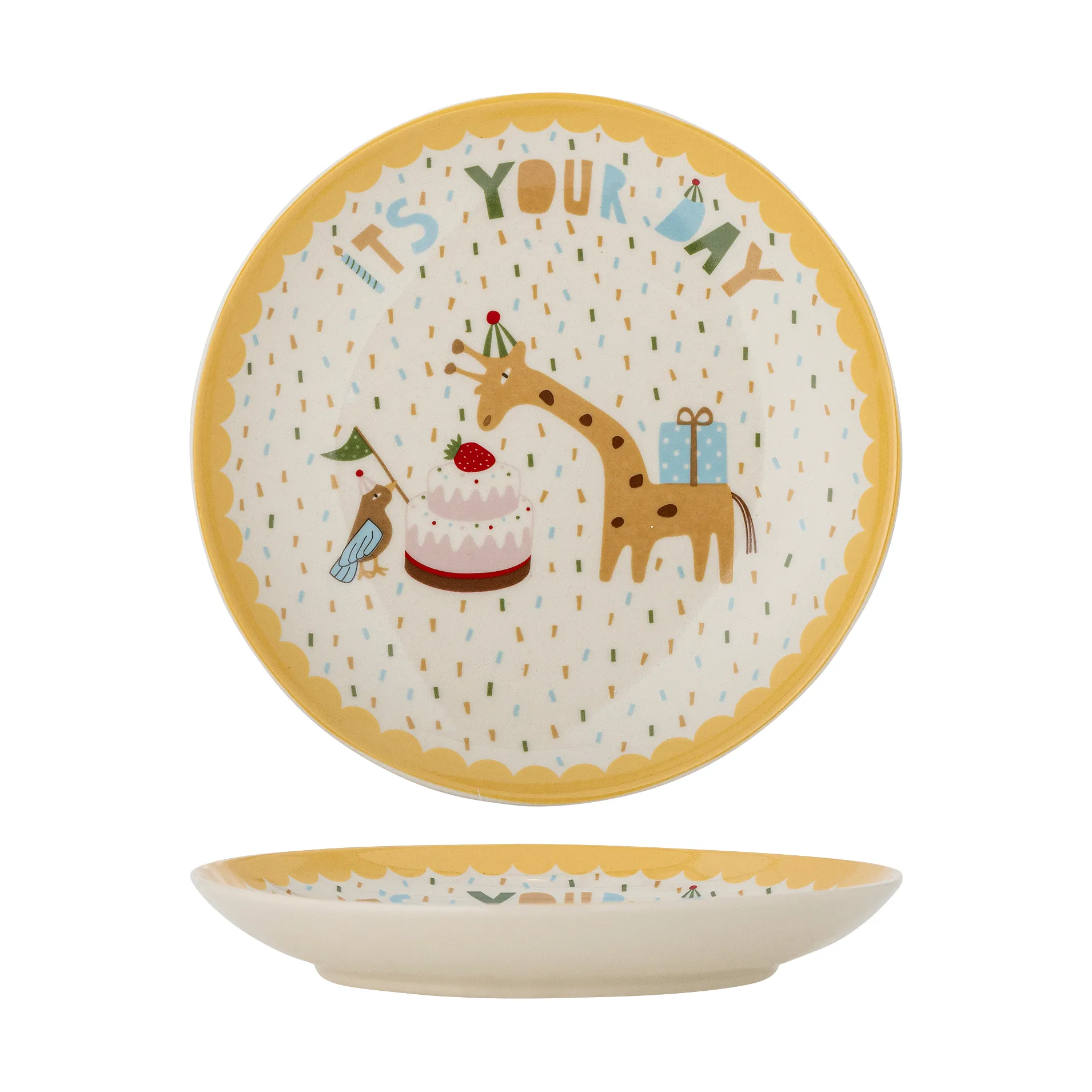 Assiette Celebrate Ø16 cm, Jaune Bloomingville