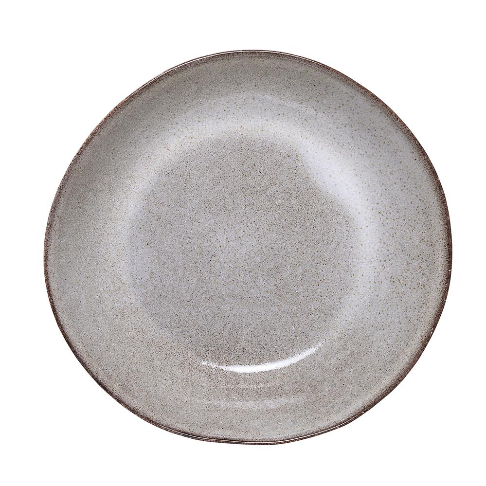 Bloomingville Assiette creuse Sandrine gris | Design Scandinave | Assiettes creuses | Gris