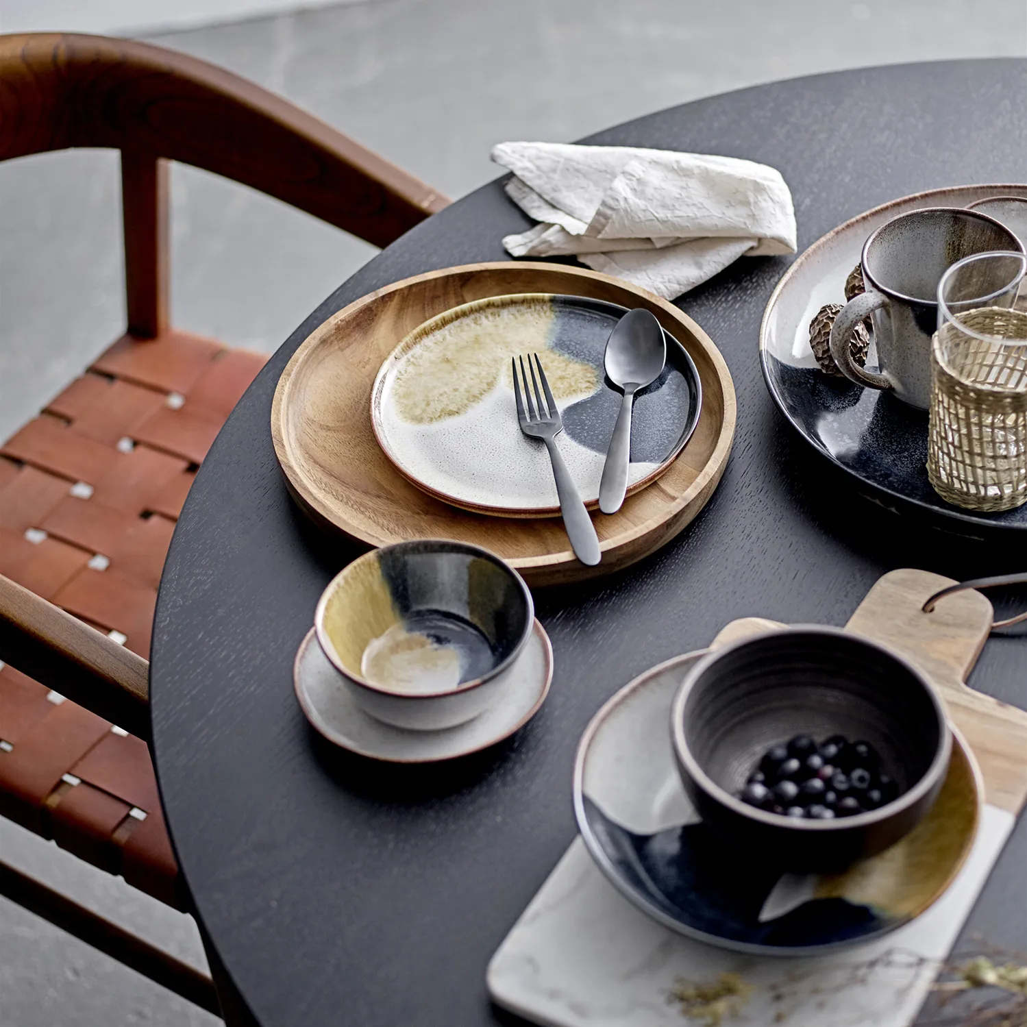 Assiette Jules 28,5cm, Multi Bloomingville