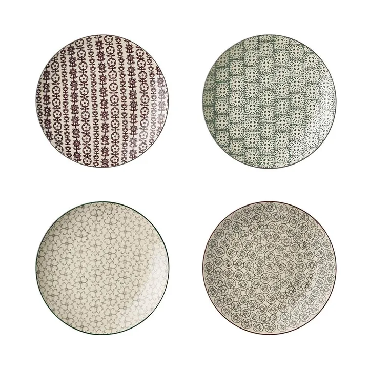 Assiette Karine 4 pièces Ø 20 cm - Bloomingville