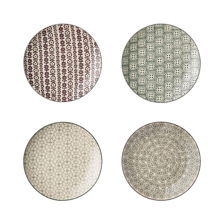 Assiette Karine lot de 4 - Ø 20 cm - Bloomingville