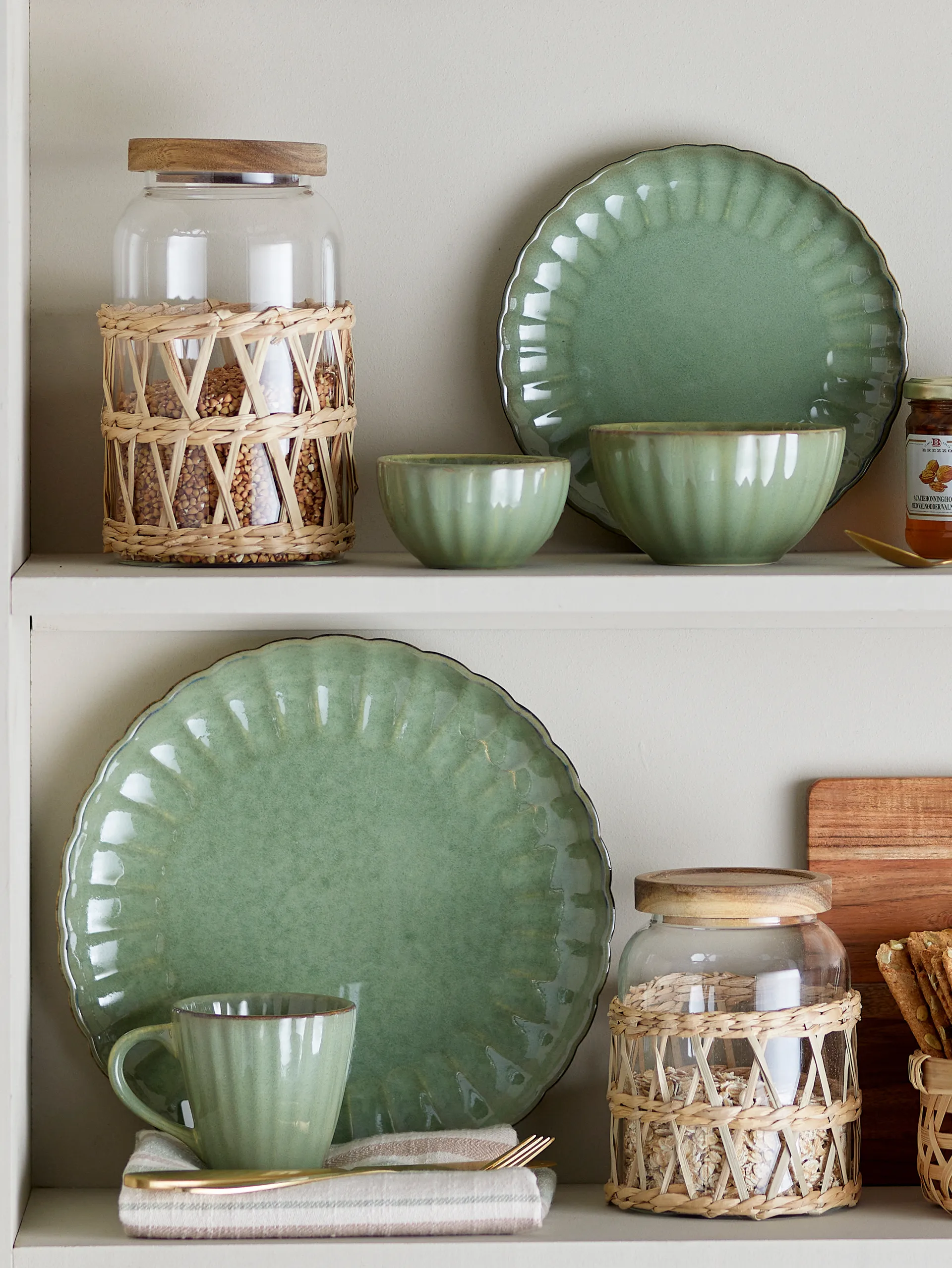 Assiette Latina Ø27 cm, Light green Bloomingville