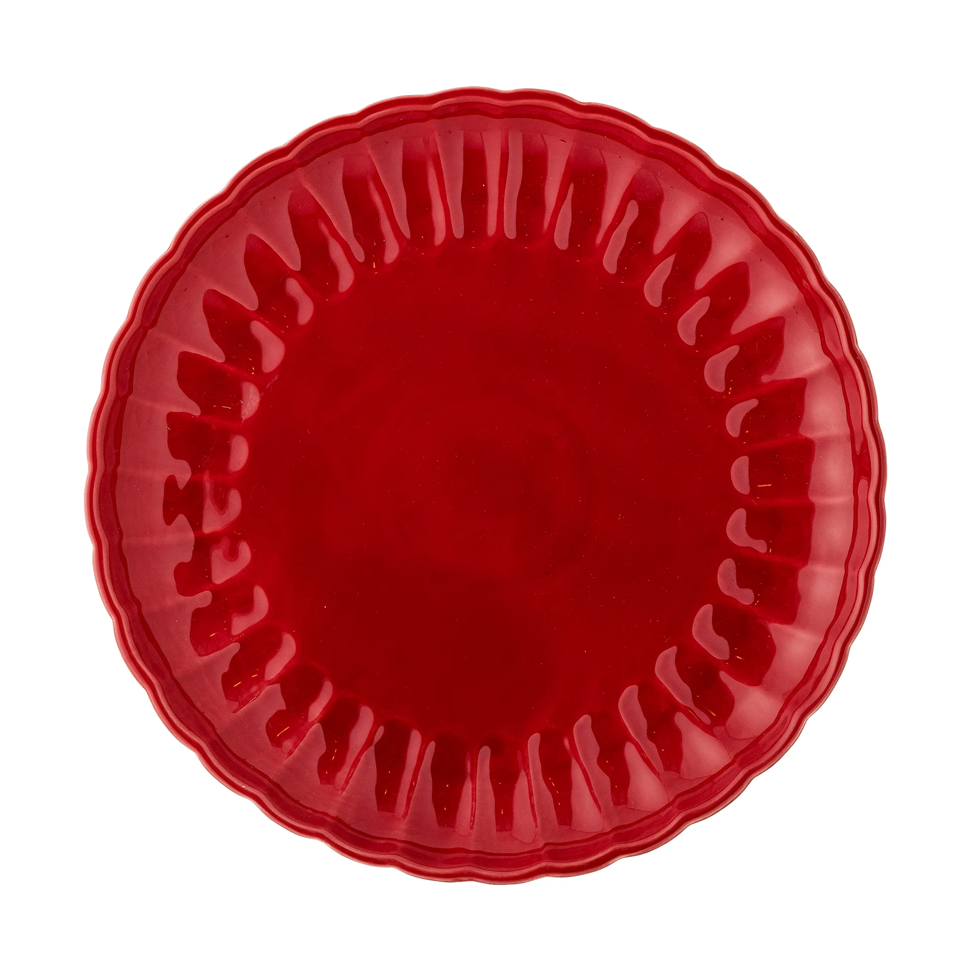 Assiette Latina Ø27 cm, Rouge Bloomingville