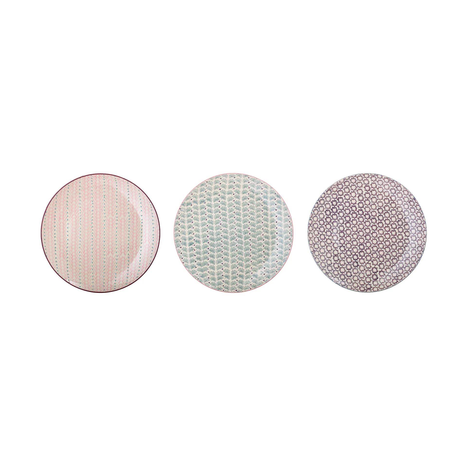 Assiette Maya 28cm 3 pièces Multi,  Bloomingville