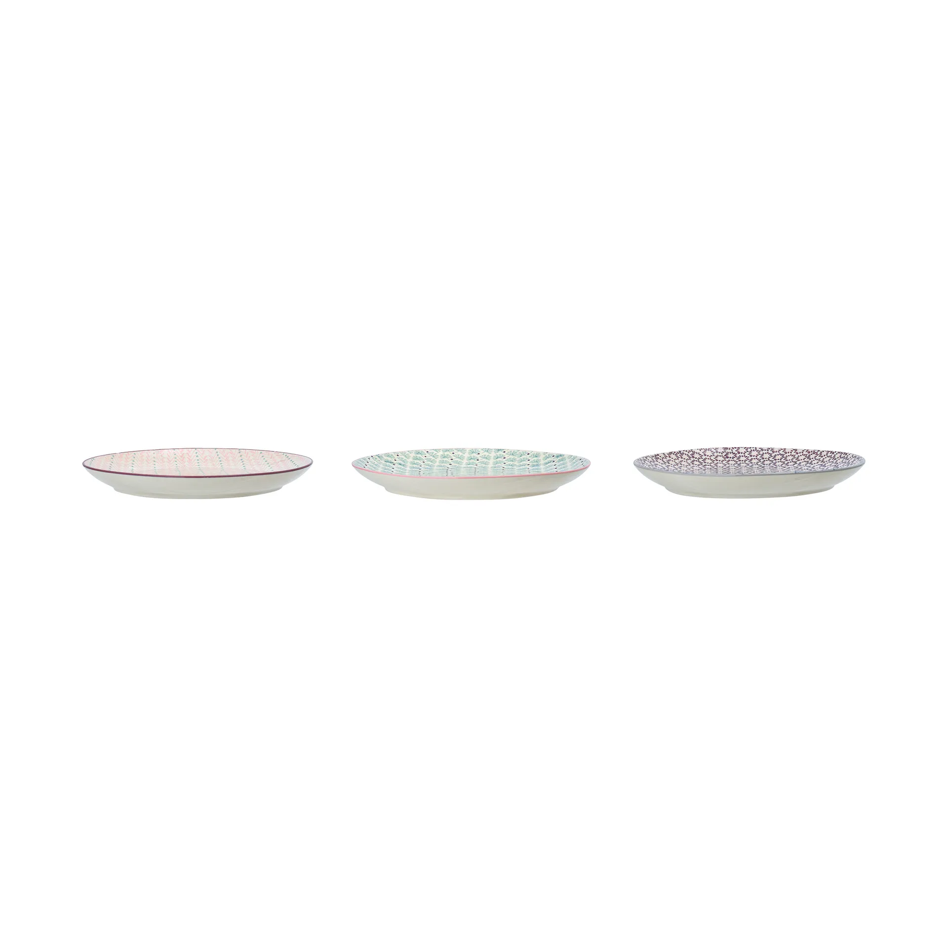 Assiette Maya 28cm 3 pièces Multi,  Bloomingville