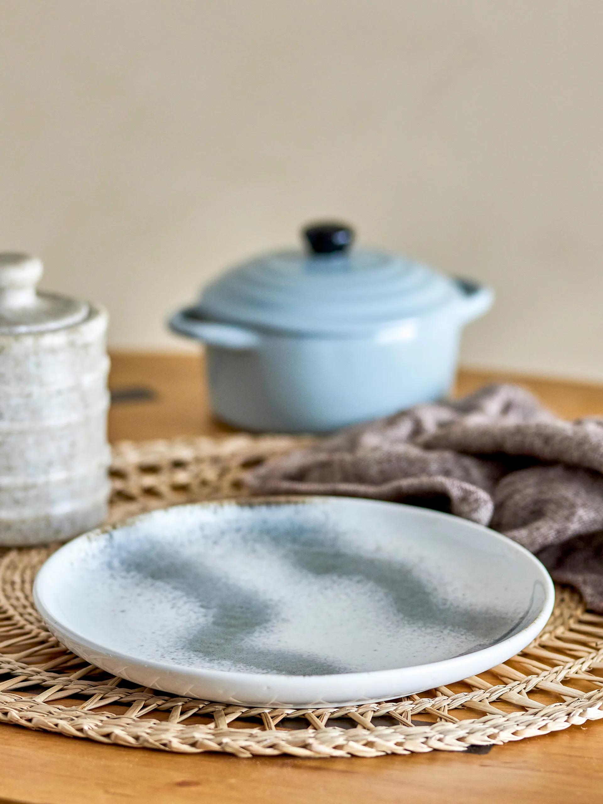 Assiette Paula Ø20 cm, Grey Bloomingville