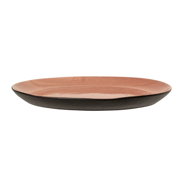 Assiette Sienna Ø20,5 cm - Orange-noir - Bloomingville