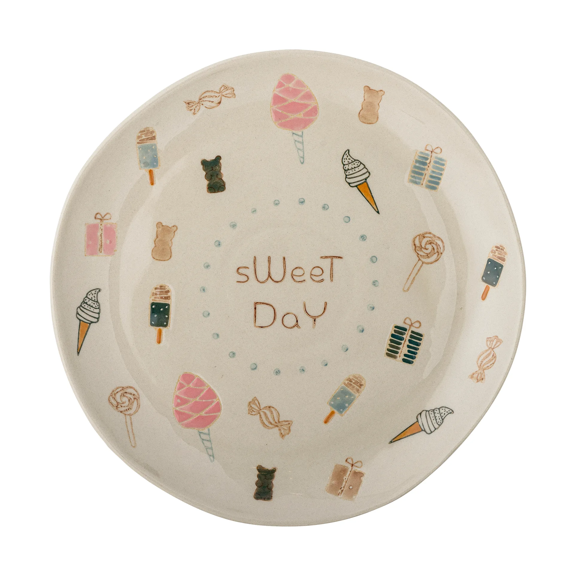 Assiette Sweets Ø24 cm, Nature Bloomingville