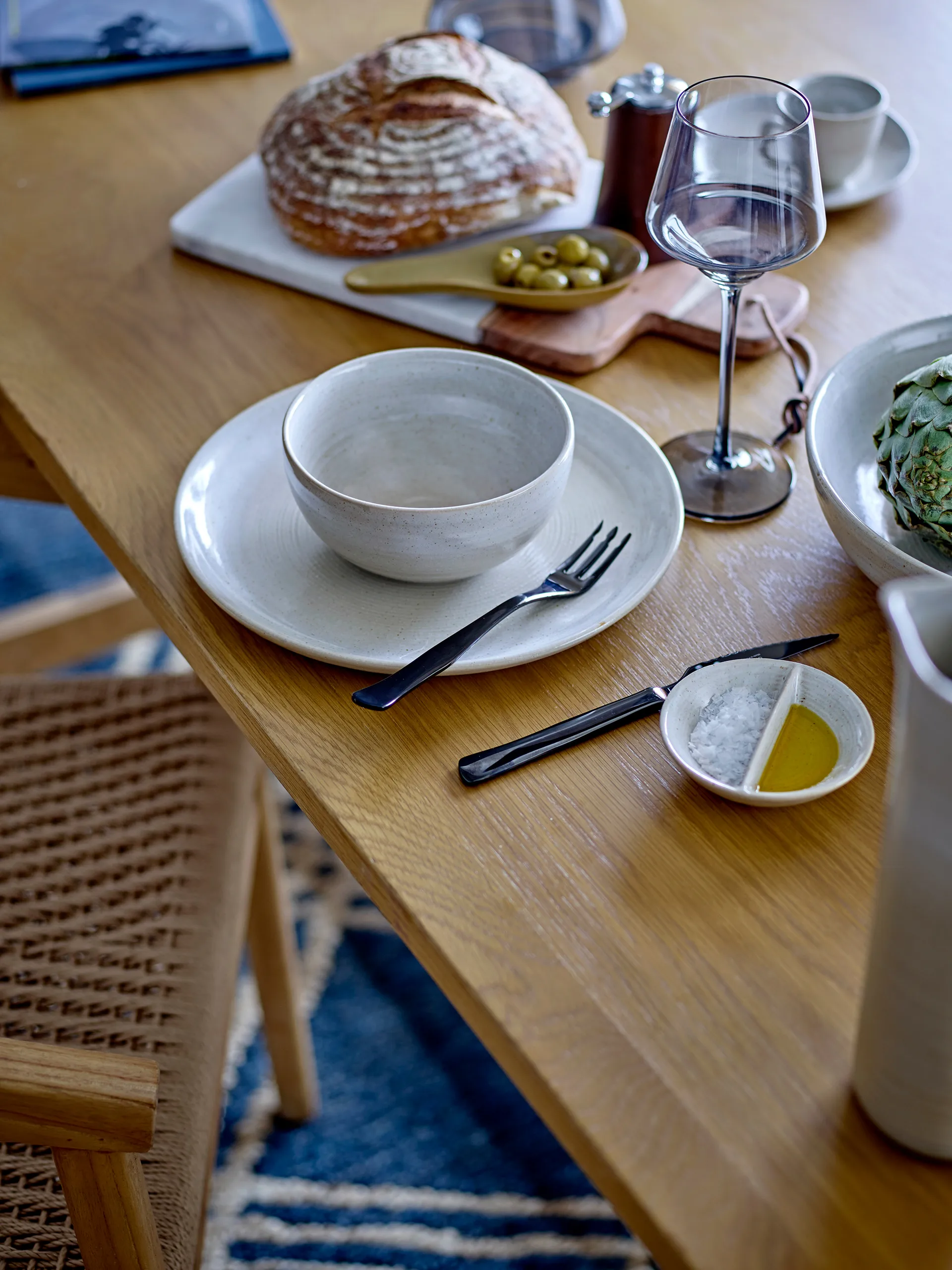 Assiette Taupe Ø27 cm, Gris Bloomingville