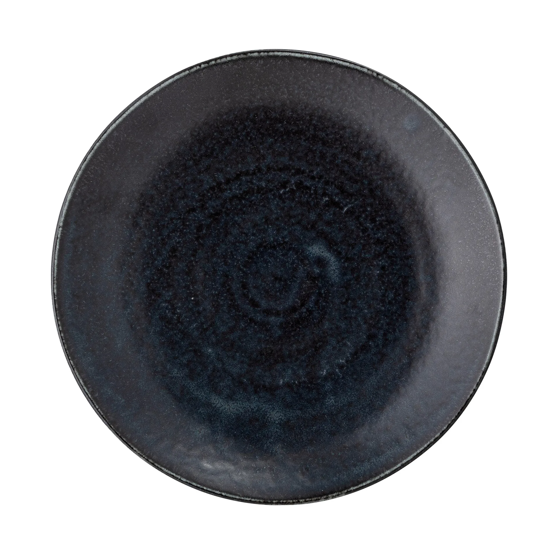 Assiette Yoko 24 cm Lot de 4, Noir Bloomingville