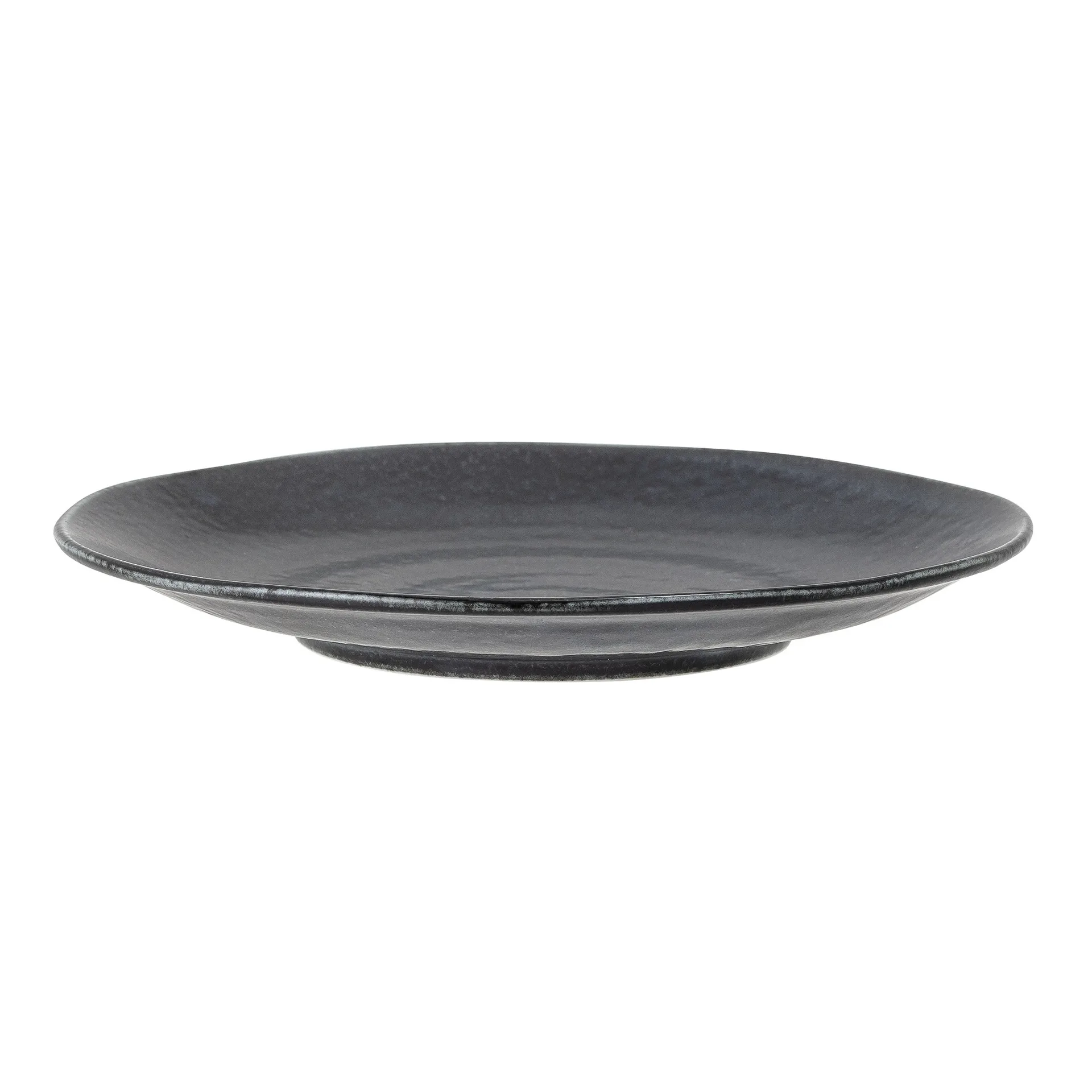 Assiette Yoko 24 cm Lot de 4, Noir Bloomingville