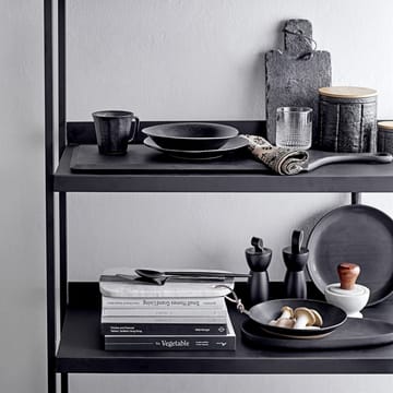 Assiette Yoko 27,5 cm Lot de 4 - Noir - Bloomingville