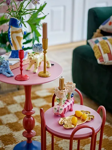 Autre table d’appoint Ø37,5 cm - Rouge - Bloomingville