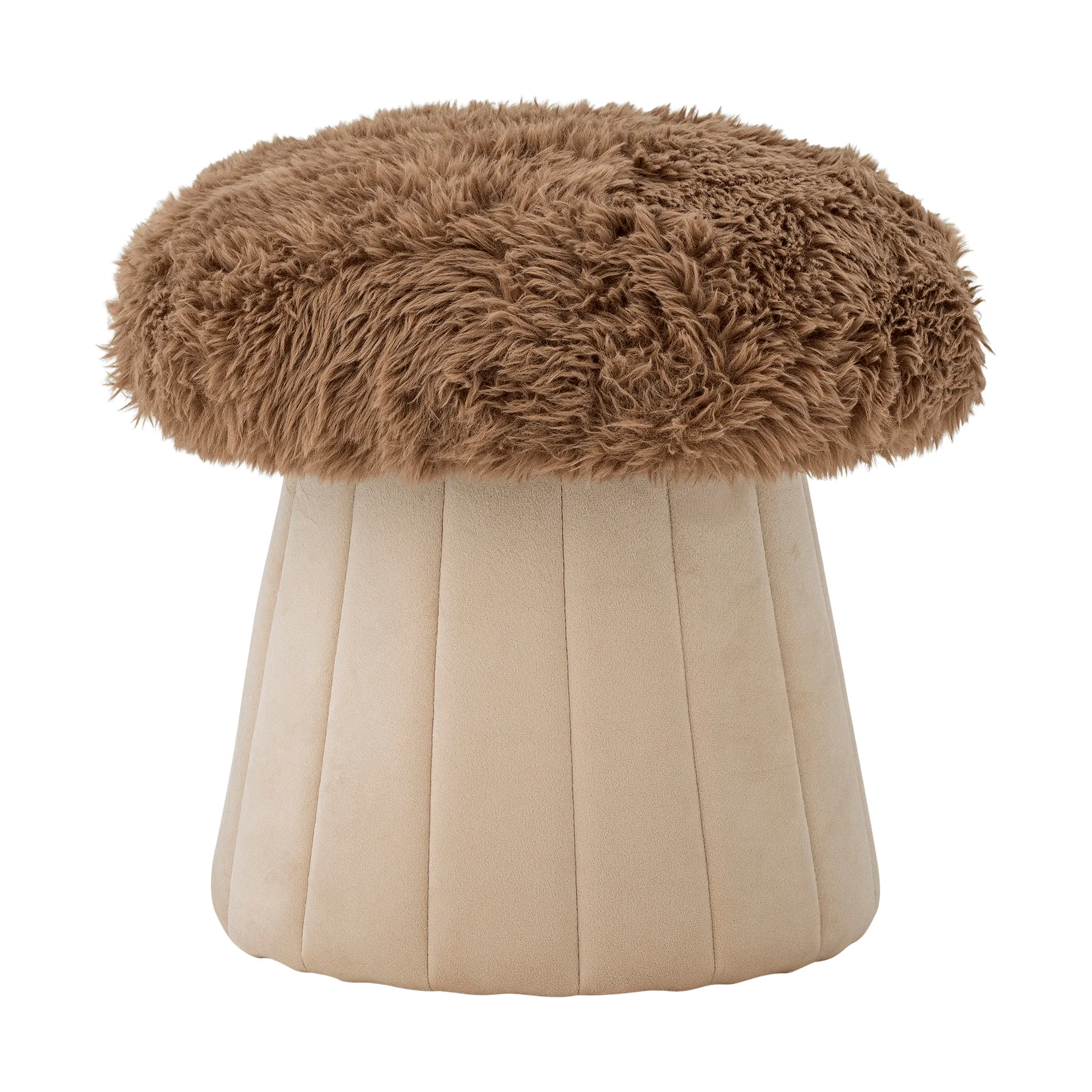 Bertil pouf Ø37 cm, Éponge, brun Bloomingville