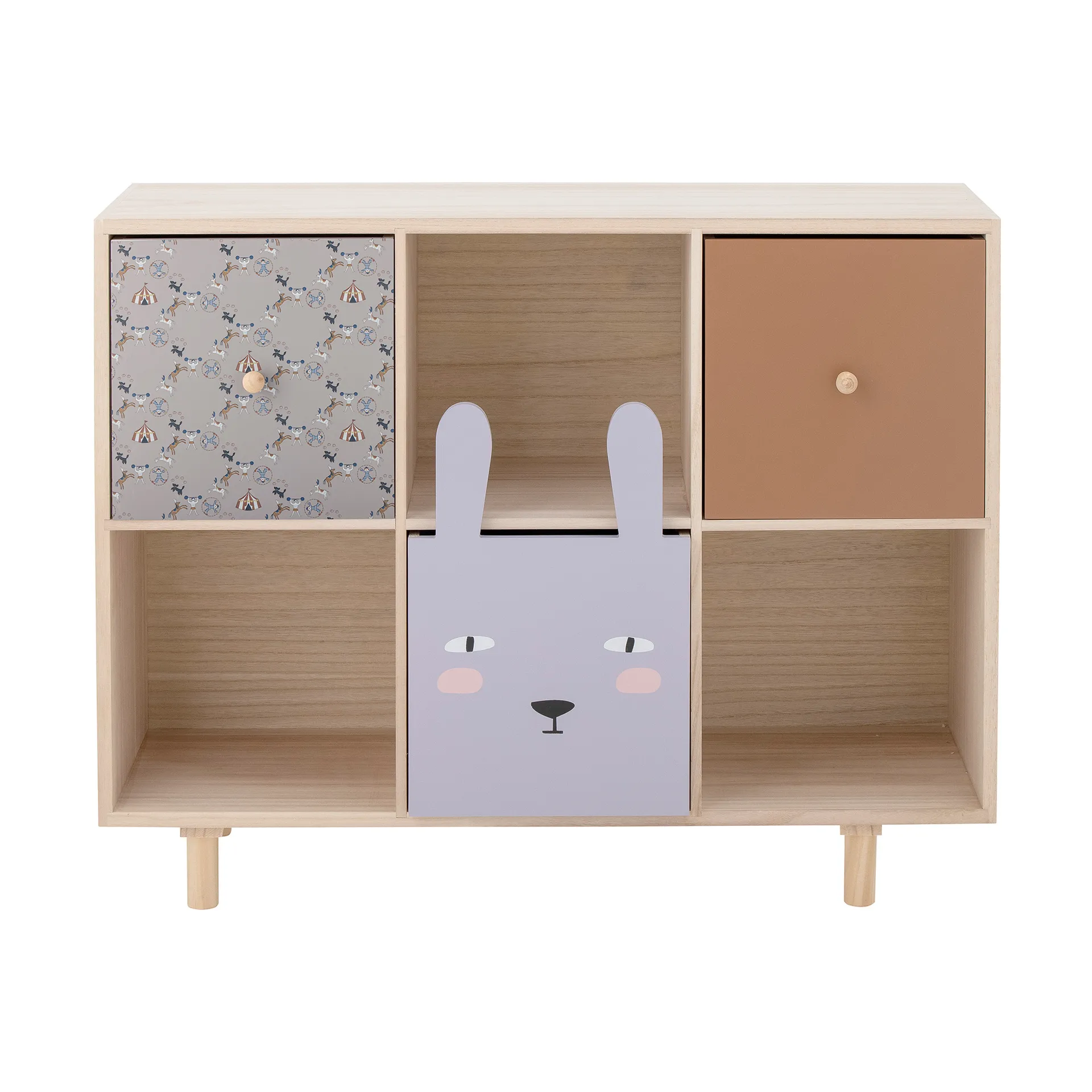 Bibliothèque Calle avec tiroirs, Nature Bloomingville