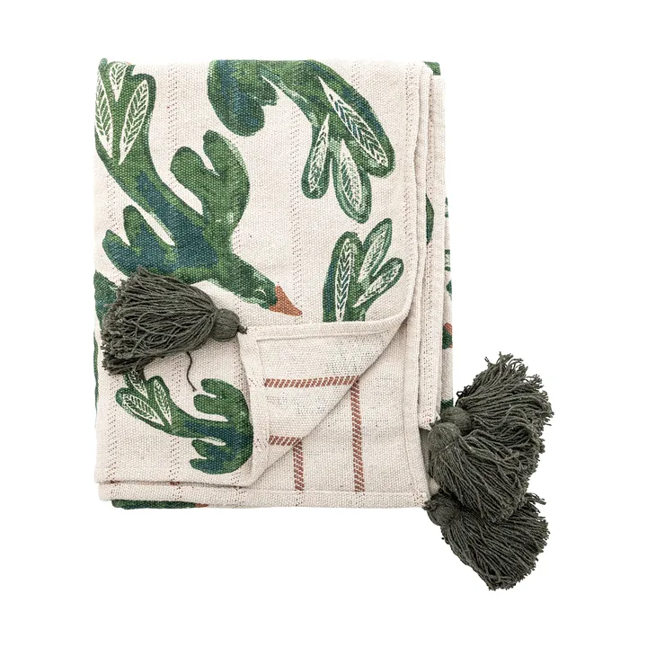 Birdliva plaid - Multicolore, 160x130 cm - Bloomingville