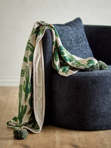 Birdliva plaid - Multicolore, 160x130 cm - Bloomingville