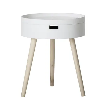 Bloomingville table d'appoint - blanc-naturel - Bloomingville
