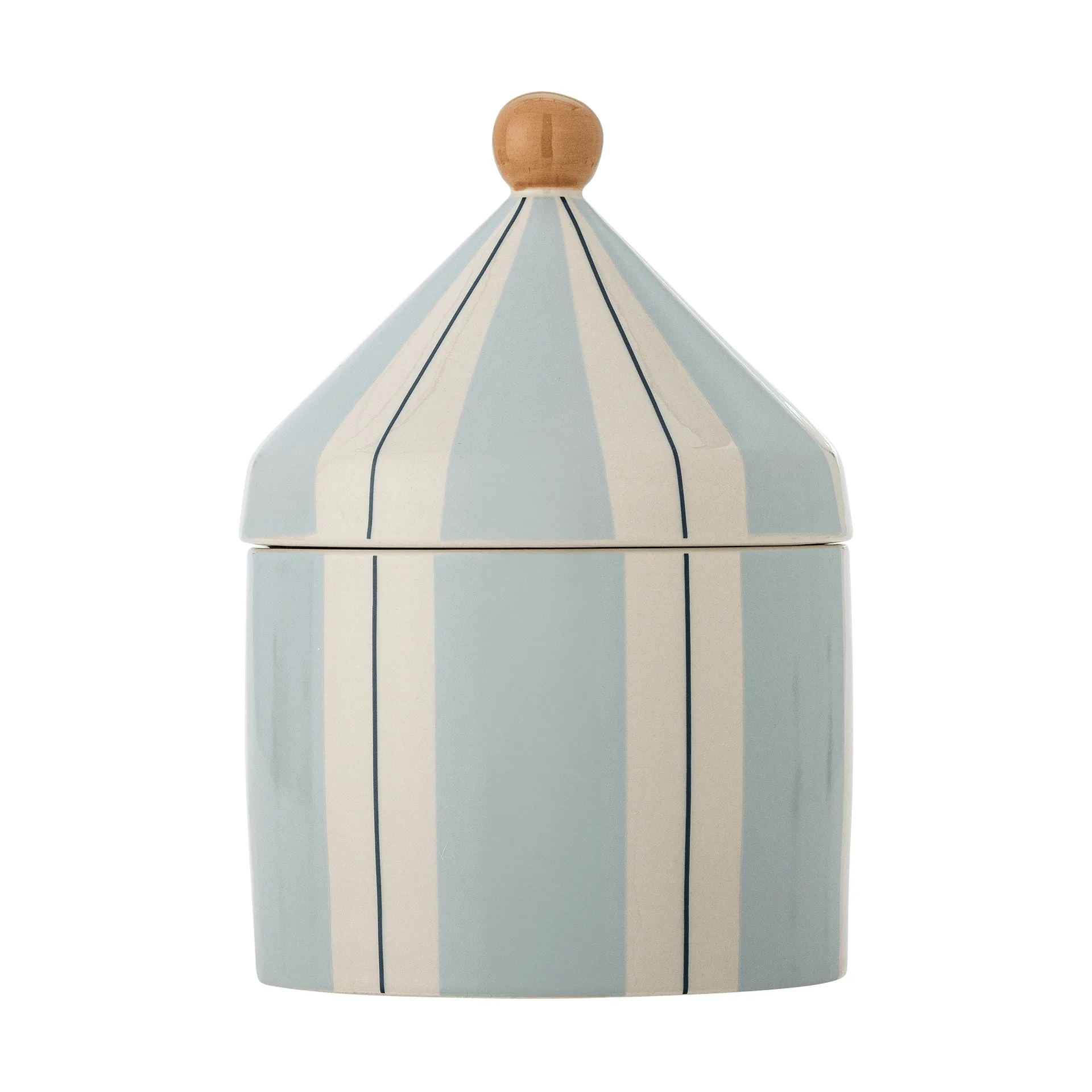 Bocal Cimmi avec couvercle, Bleu Bloomingville