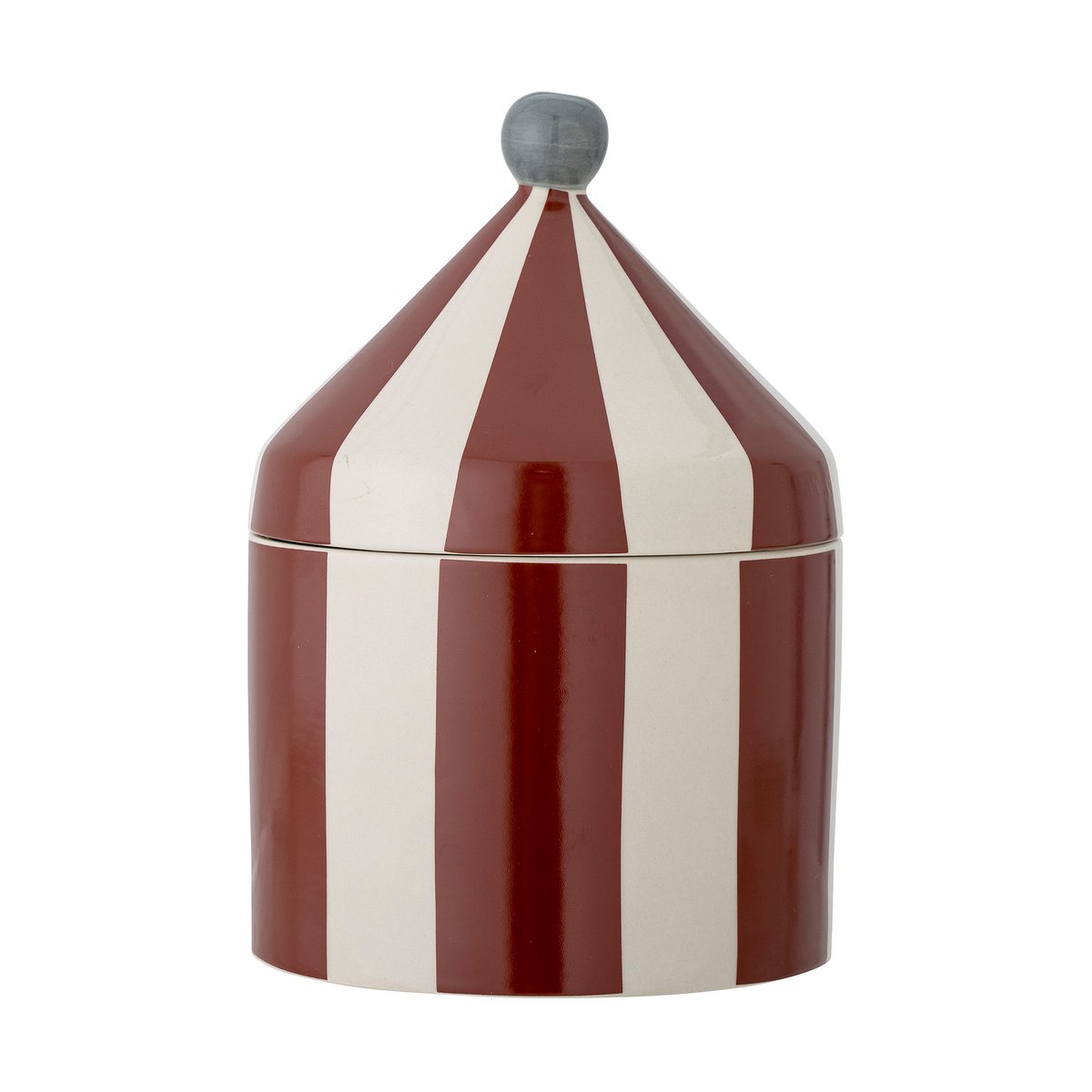 Bloomingville Bocal Cimmi avec couvercle Rouge | Design Scandinave | Boites & bocaux | Rouge