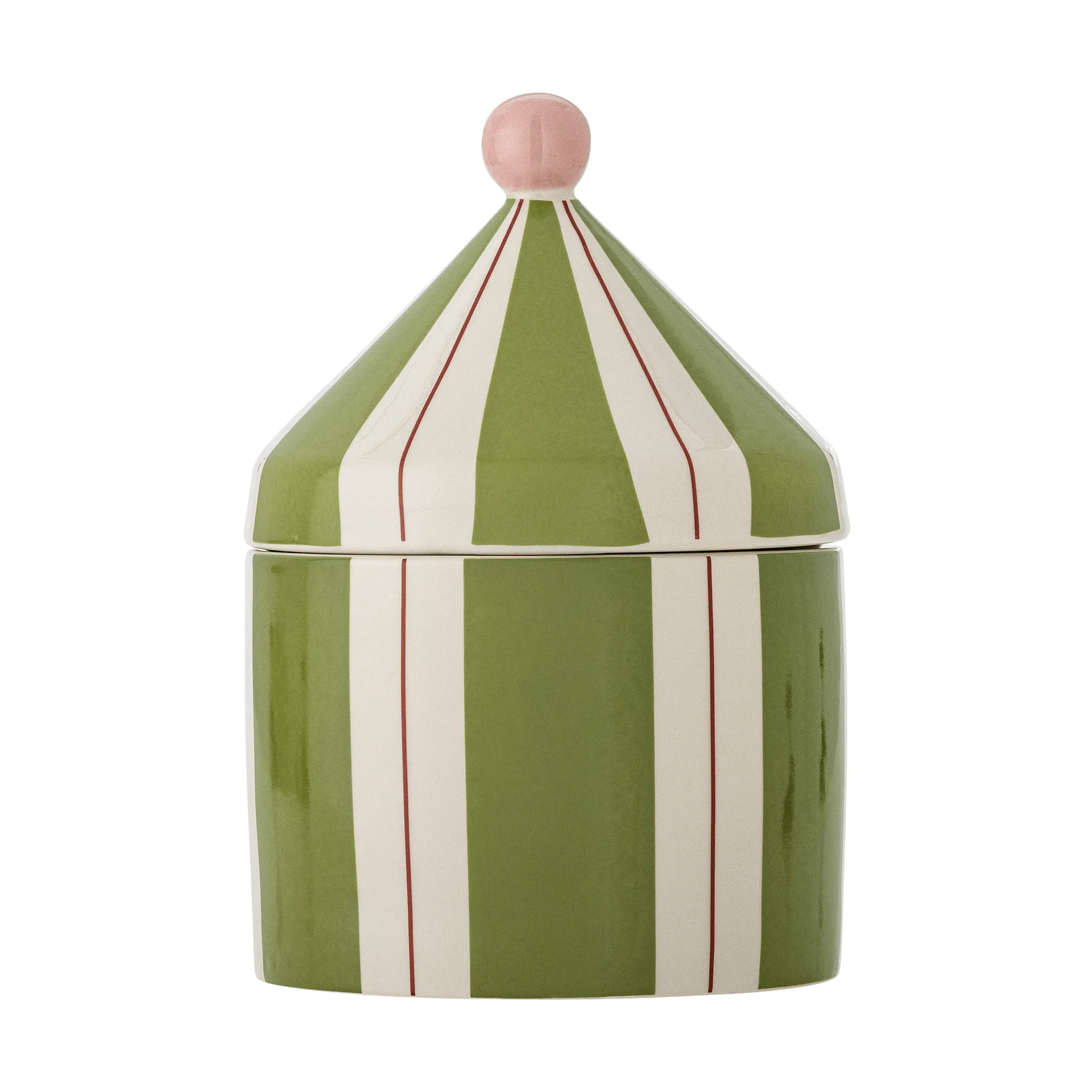 Bocal Cimmi avec couvercle, Vert Bloomingville