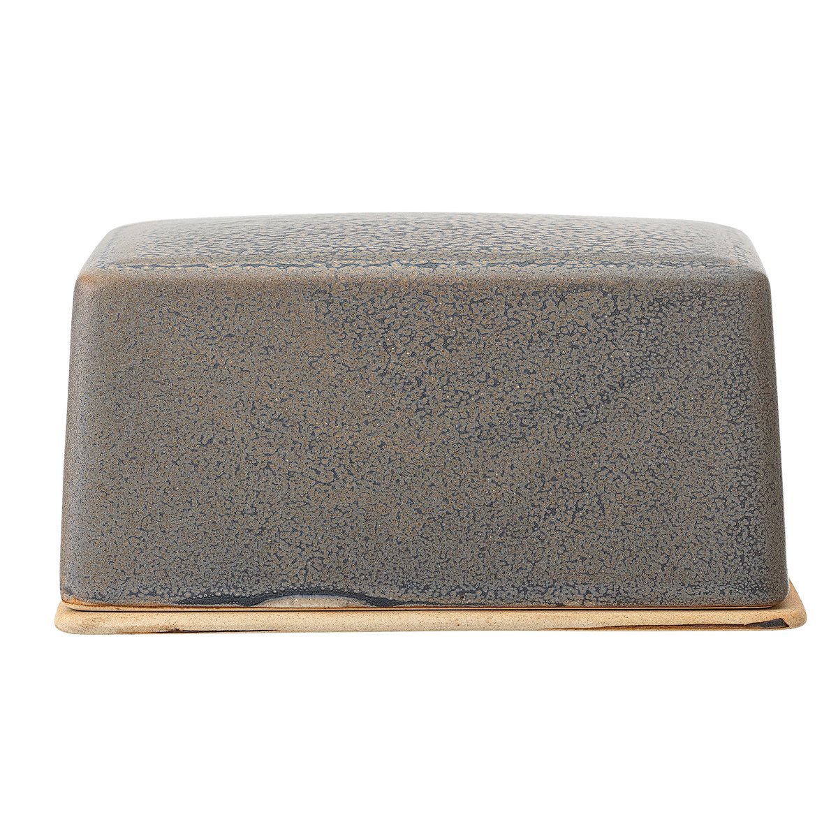 Bloomingville Boîte à beurre Kendra grès Gris | Design Scandinave | Saladiers de service | Gris