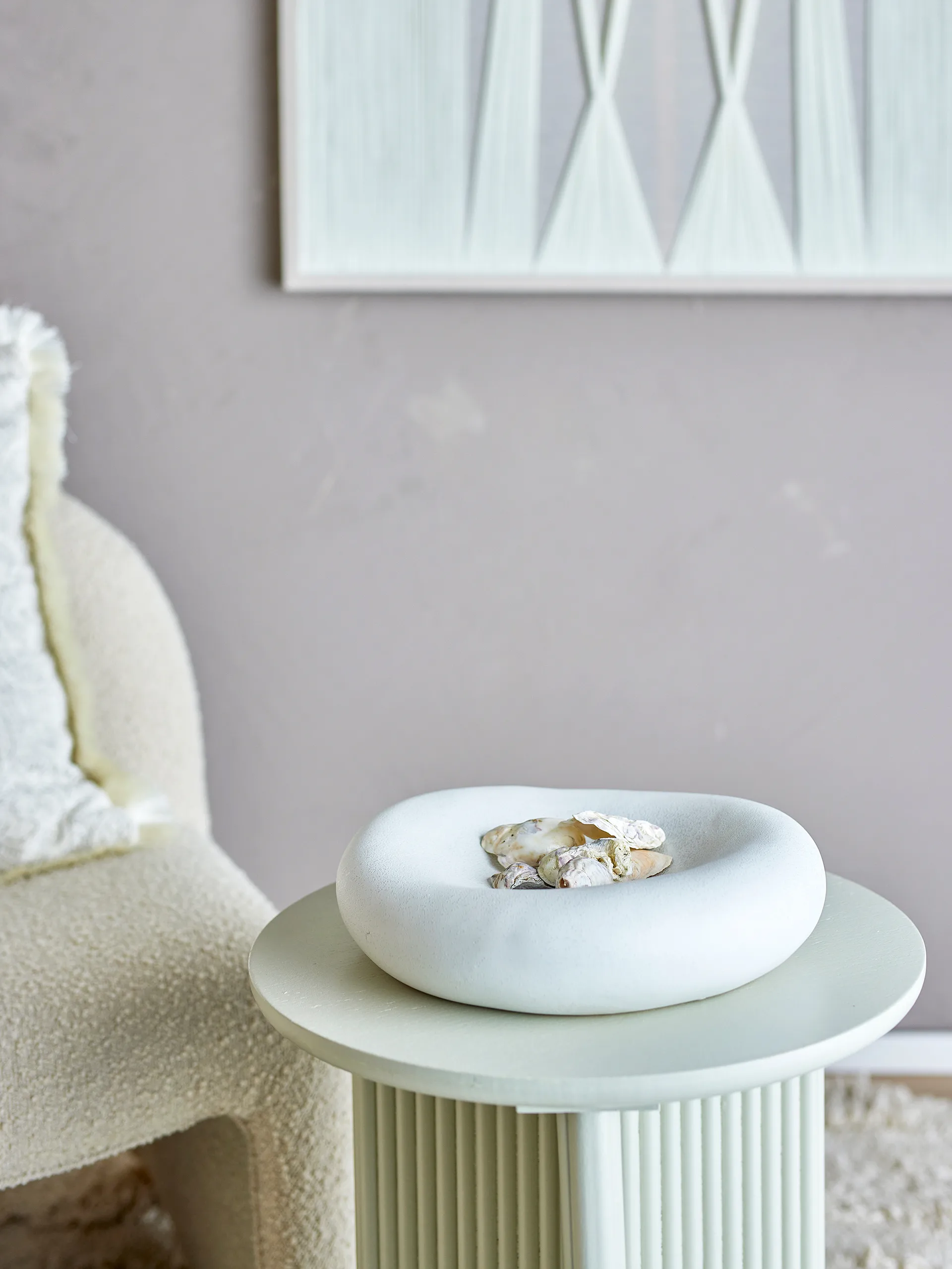 Bol Audra Ø30 cm, Blanc Bloomingville