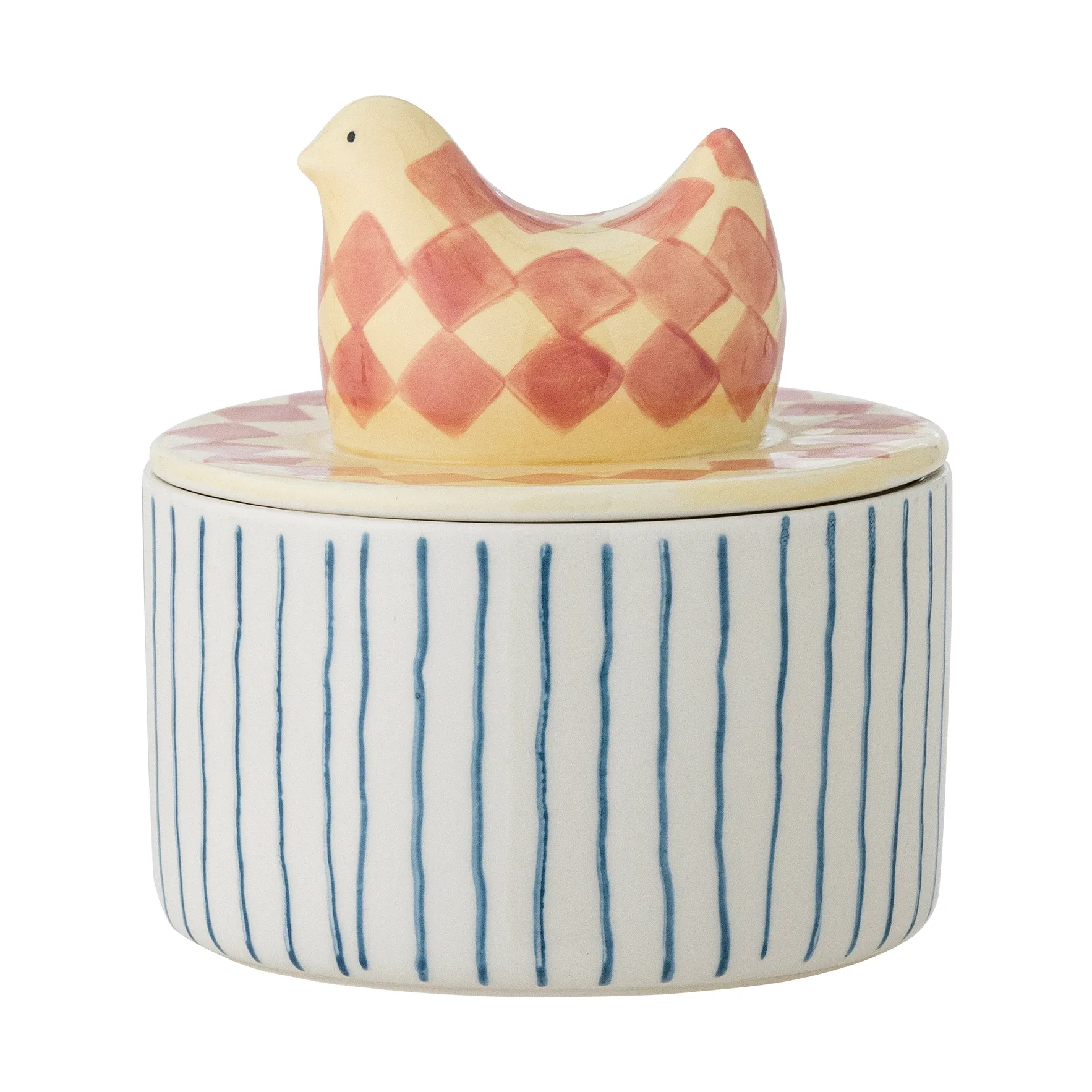 Bol Biona avec couvercle Ø11 cm, Rose Bloomingville