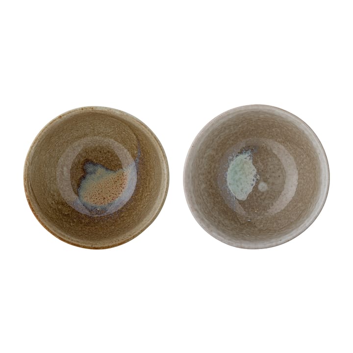 Bol Dahlia Ø15x7,5 cm 2 pièces, Marron Bloomingville