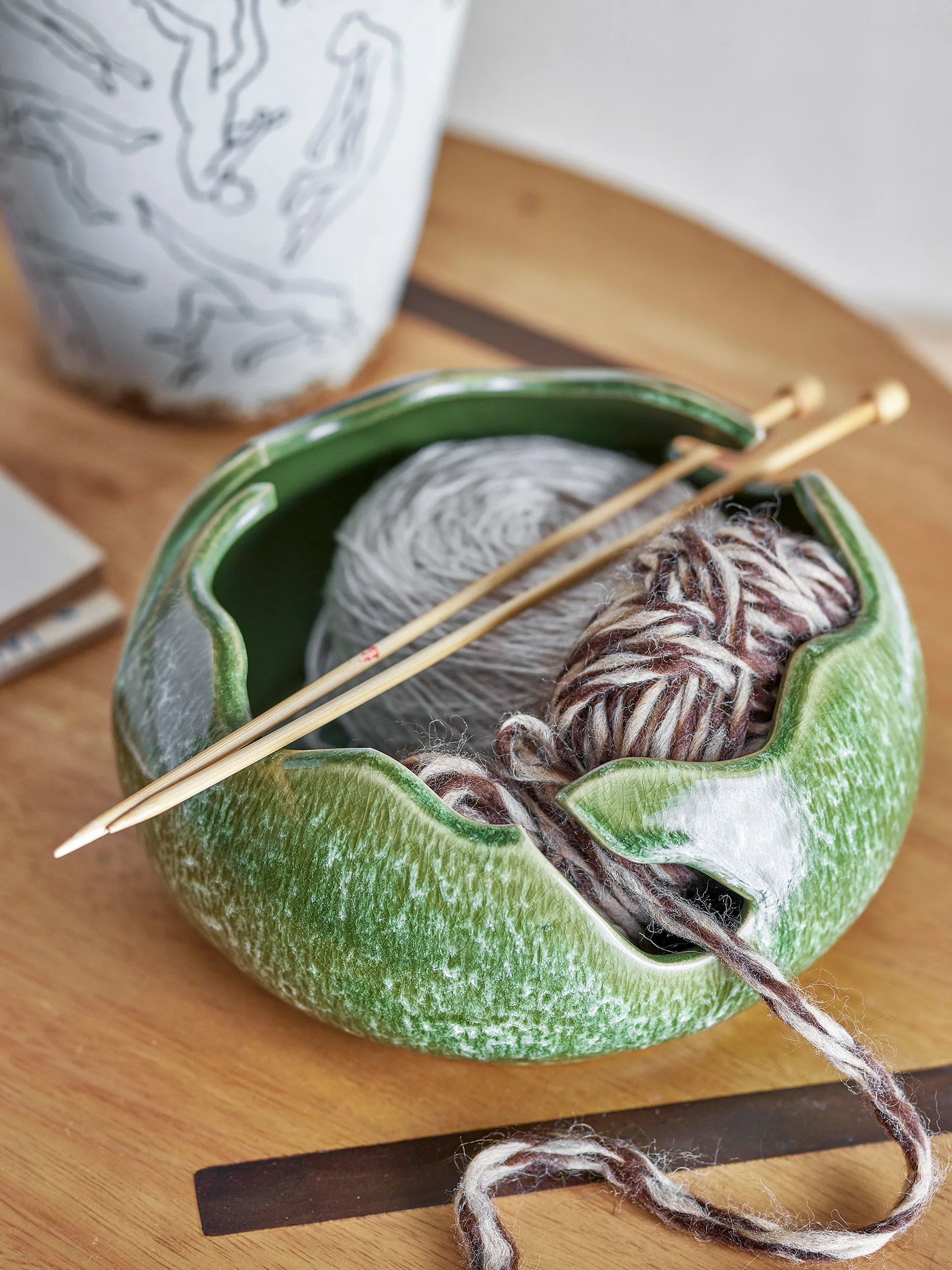 Bol décoratif Leonas Deco Ø25,5 cm, Green Bloomingville