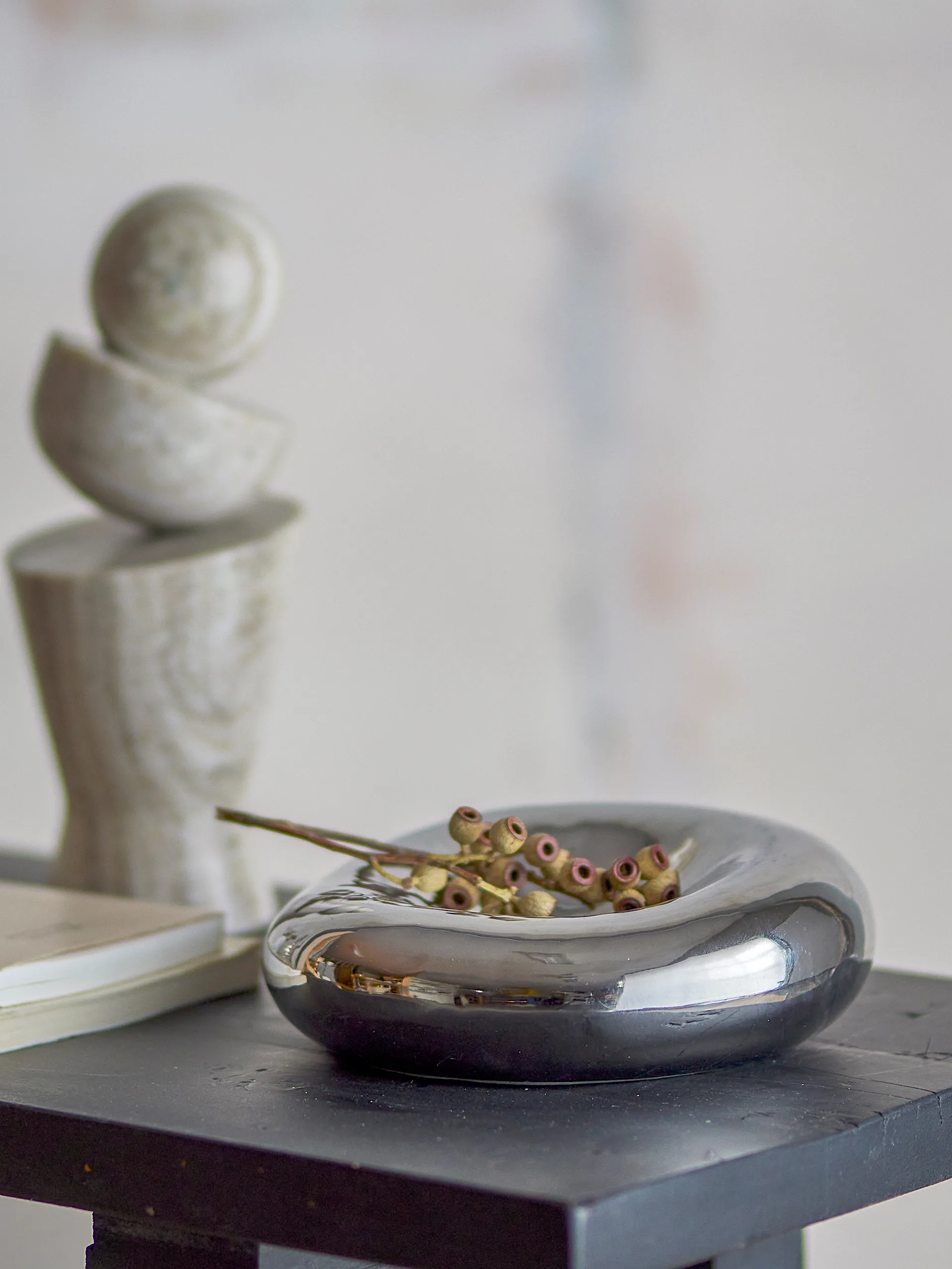 Bol décoratif Shine Ø18 cm, Argent Bloomingville