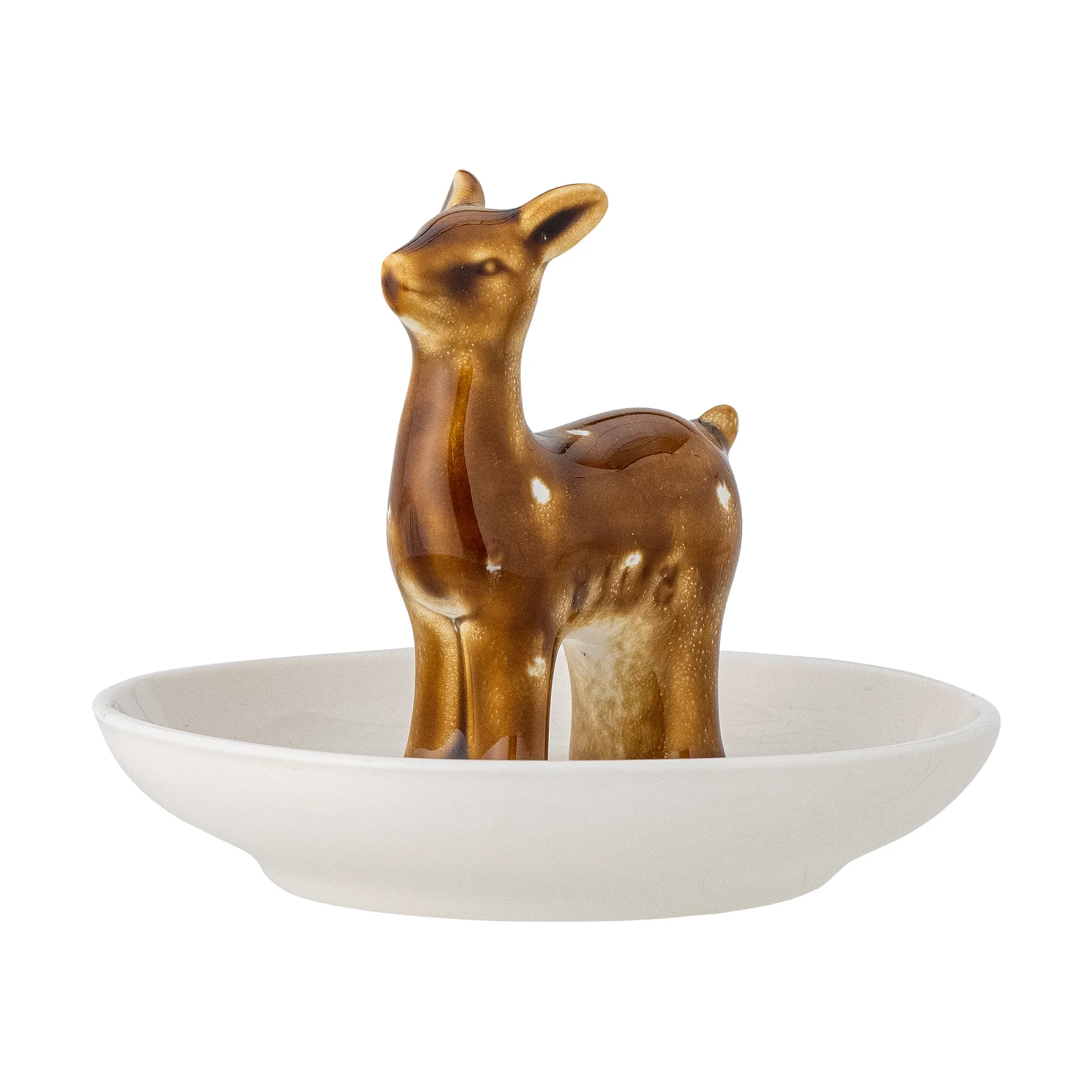 Bol Eli Ø11 cm, Blanc-laiton Bloomingville
