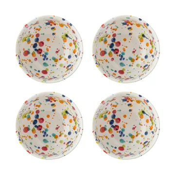 Bol Freckles Ø11,5 cm, lot de 4 - Rouge - Bloomingville
