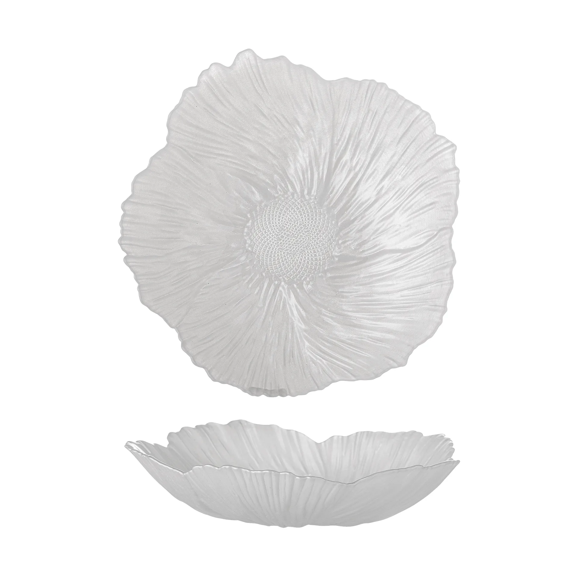 Bol Iani en verre Ø26 cm, Blanc Bloomingville