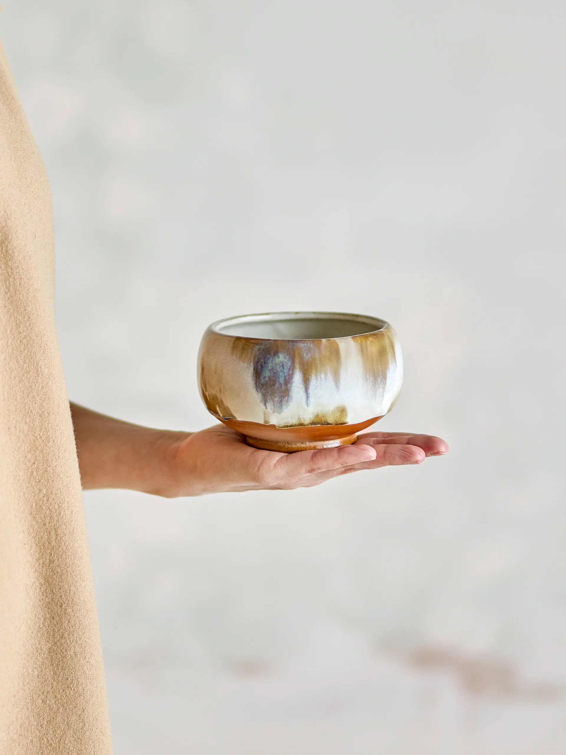 Bol Jade Ø12 cm, lot de 4, Naturel Bloomingville