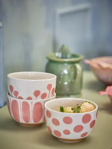 Bol Linora 58 cl Lot de 3 - Rose - Bloomingville