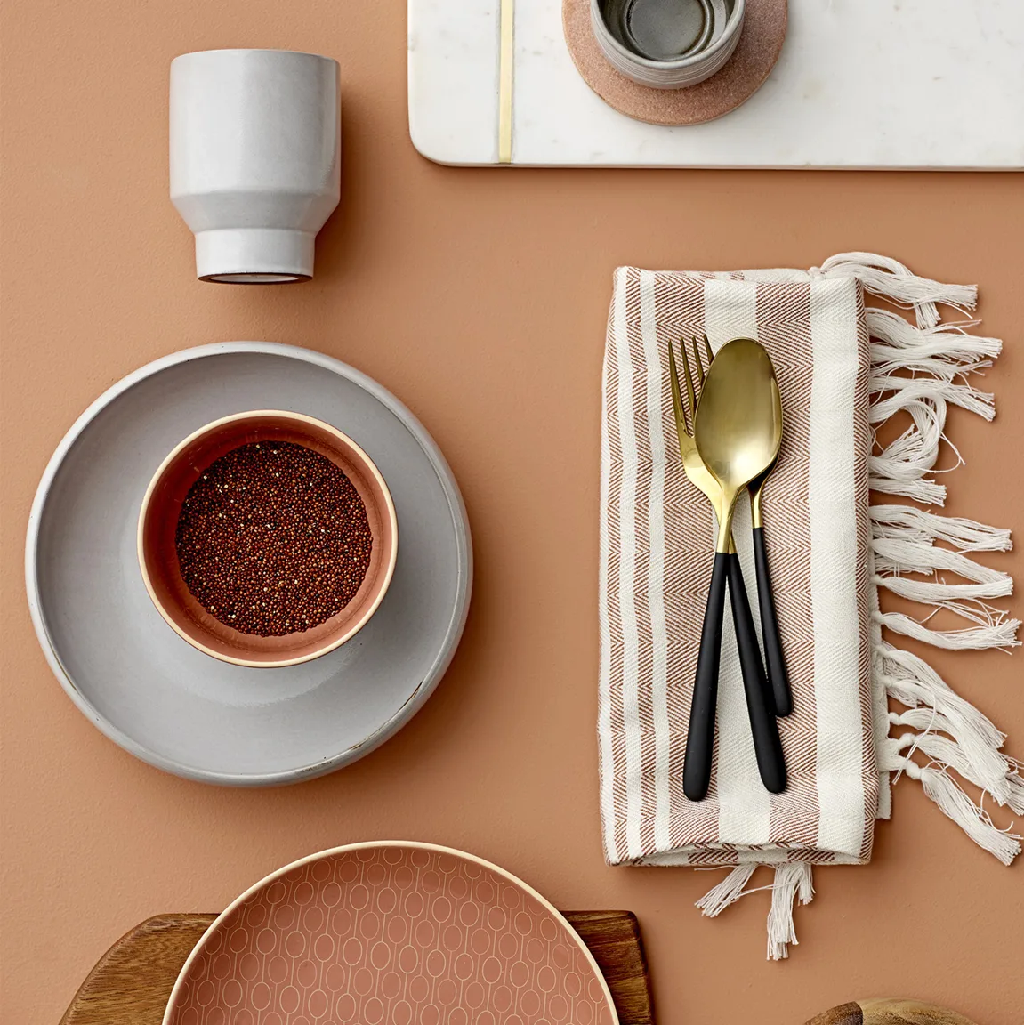 Bol Myriam, orange Bloomingville