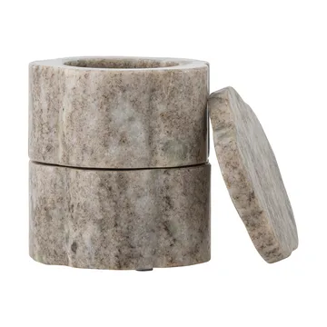 Bol Nezli avec couvercle Ø9 cm - Naturel - Bloomingville