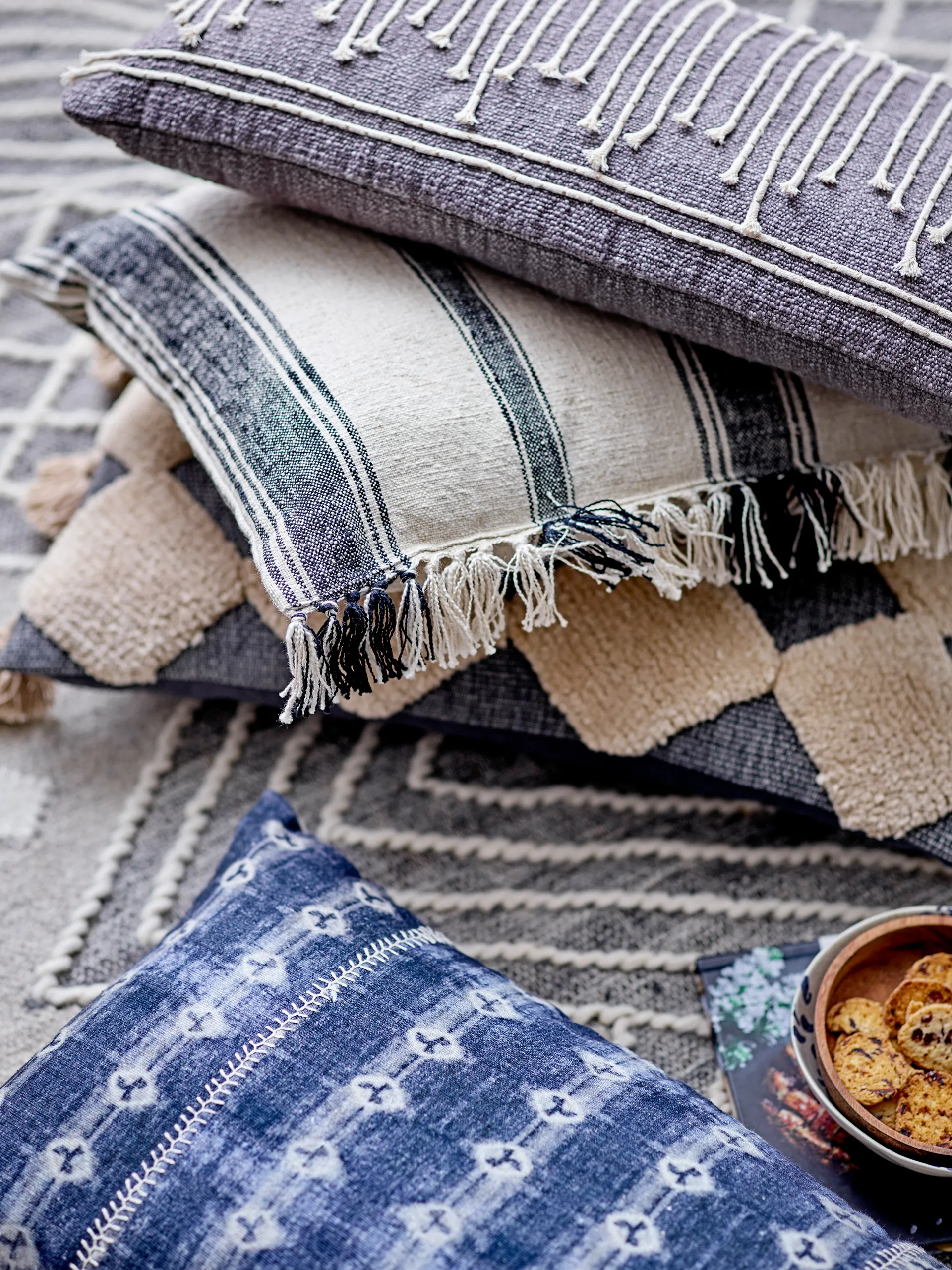 Bol Petunia Ø17 cm, Bleu Bloomingville