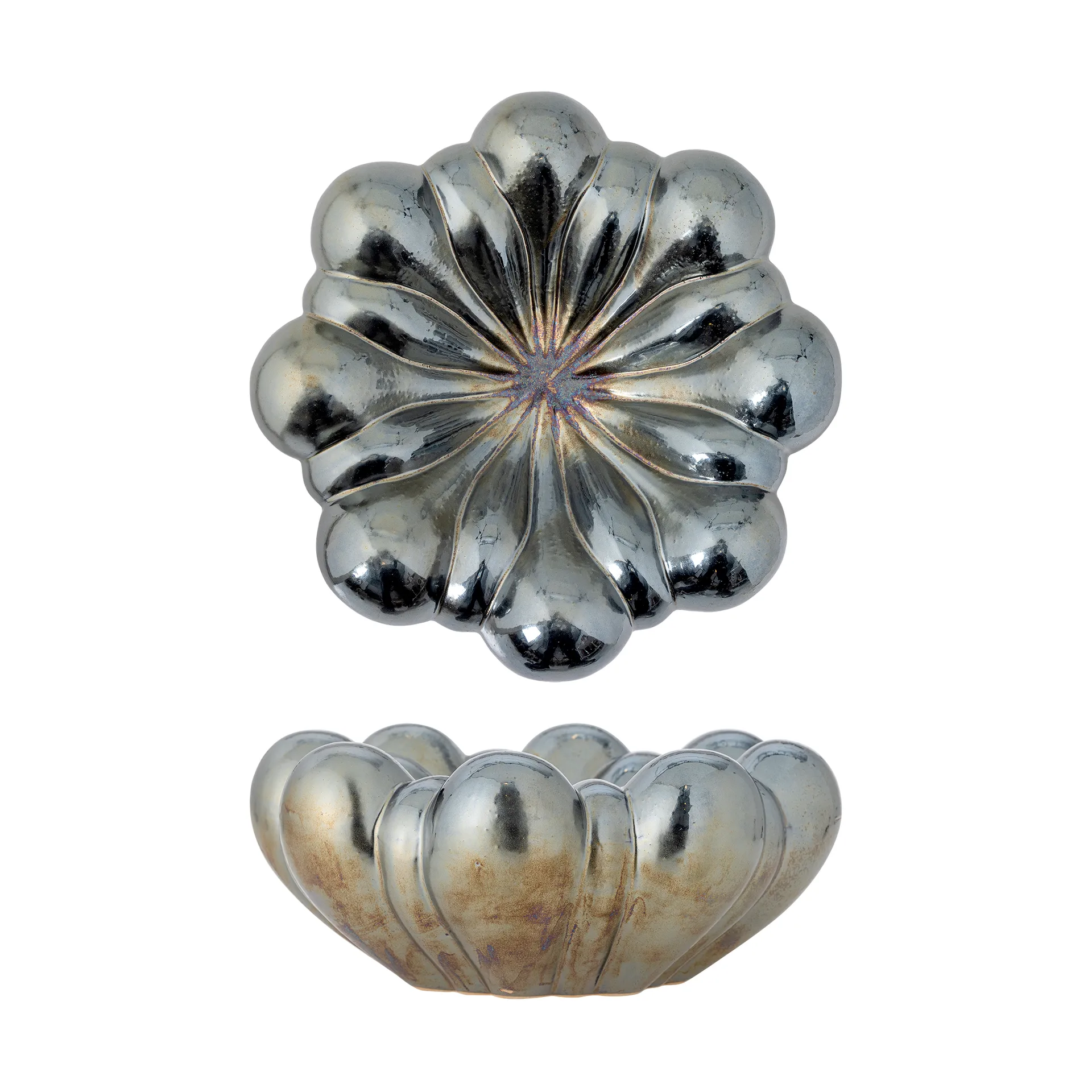 Bol Sheeran Ø31 cm, Argent Bloomingville