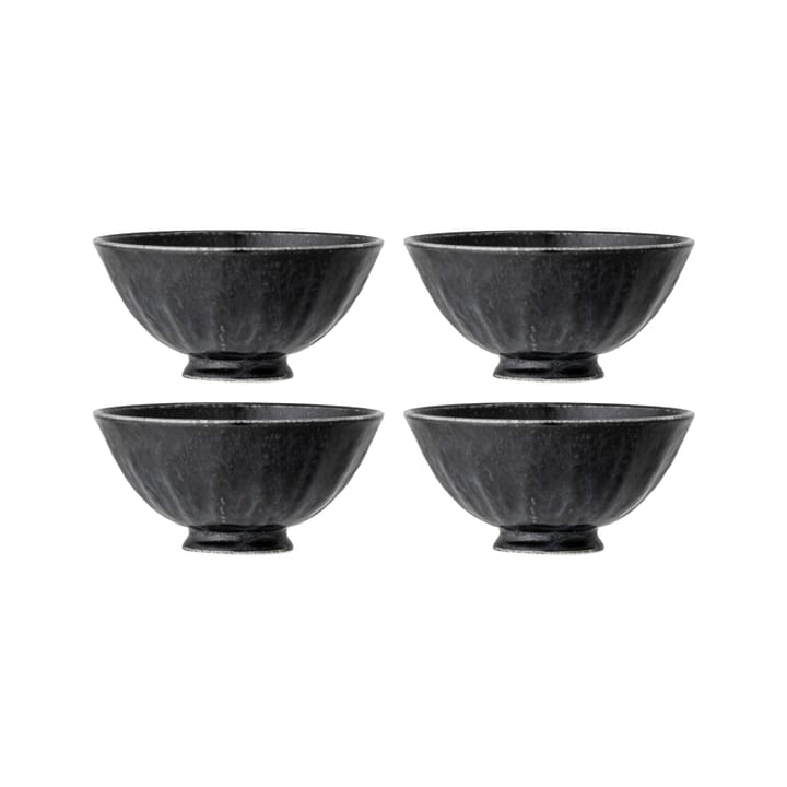 Bol Yoko 13,5 cm Lot de 4 - Noir - Bloomingville